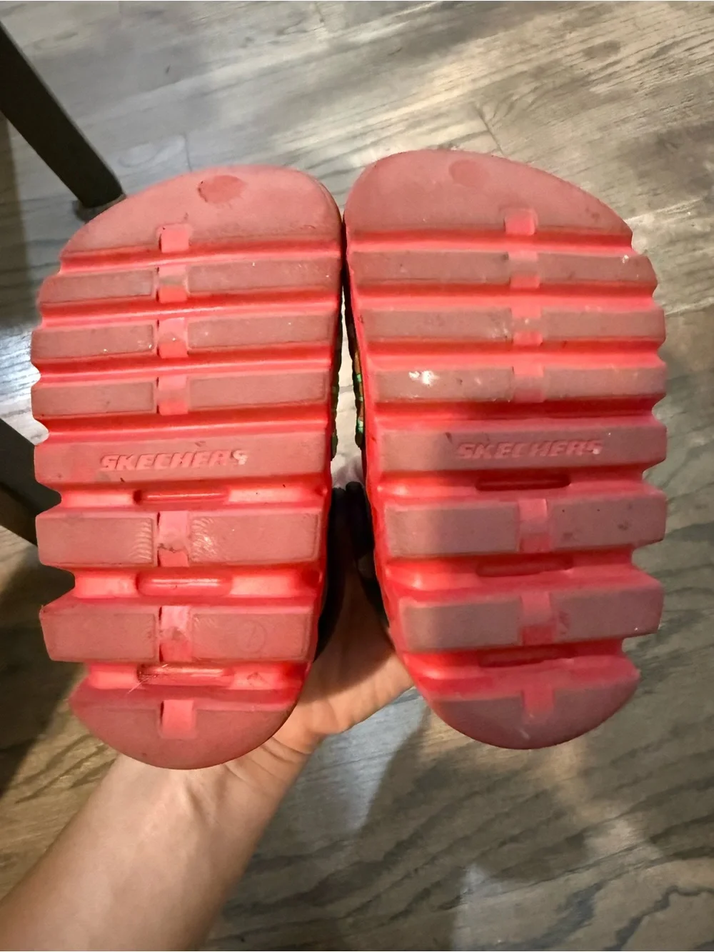 Skechers Kids Red Dinosaur clogs